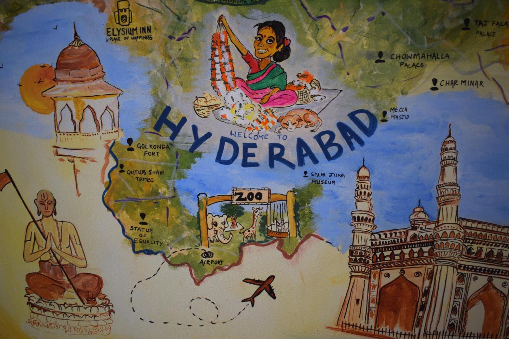 Elysium Inn Hyderabad Luaran gambar